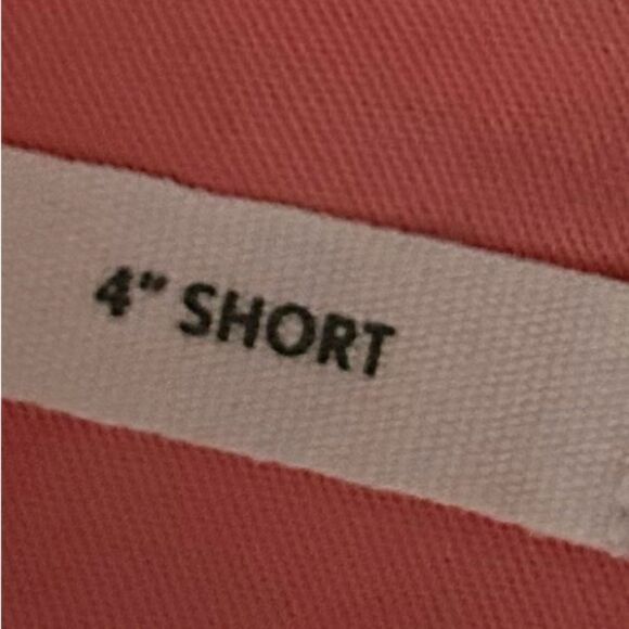NEW LOFT Pink High Rise Raw Hem 4” Bermuda Shorts Size 16 - Picture 9 of 12